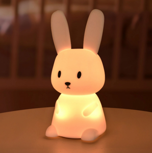 Картинка Силиконовый ночник Кролик с сенсорным управлением 7 цветов