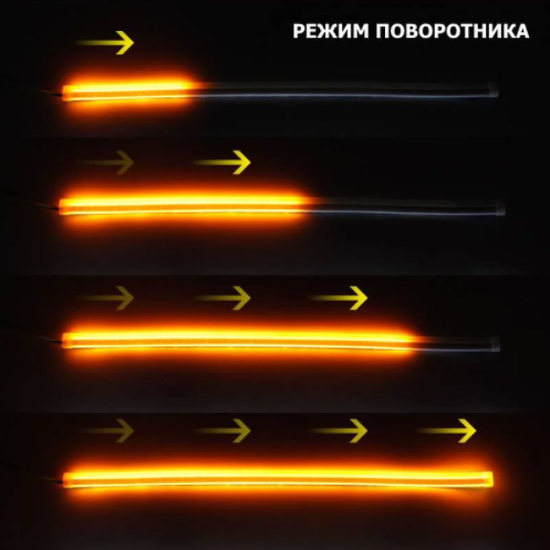 Зображення Ходові вогні з "бігаючим" поворотником Light soft article lamp