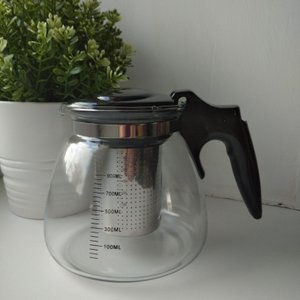Чайник заварочний скляний LookBuy 900мл з ситом