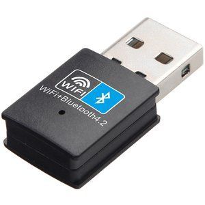 Картинка Внешний приемник для ПК WiFi + Bluetooth адаптер 2в1 USB