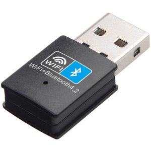 Зображення Зовнішній приймач для ПК WiFi + Bluetooth адаптер 2в1 USB