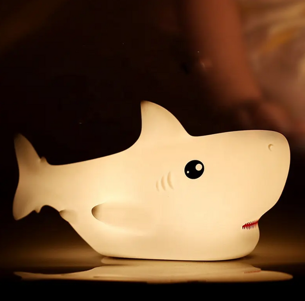 Картинка Силиконовый ночник Акула с сенсорным управлением 7 цветов