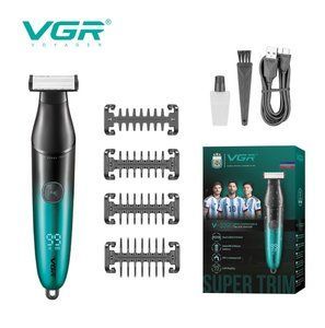 Зображення Професійна електробритва VGR V-339S GREEN, 4 насадки Shaver