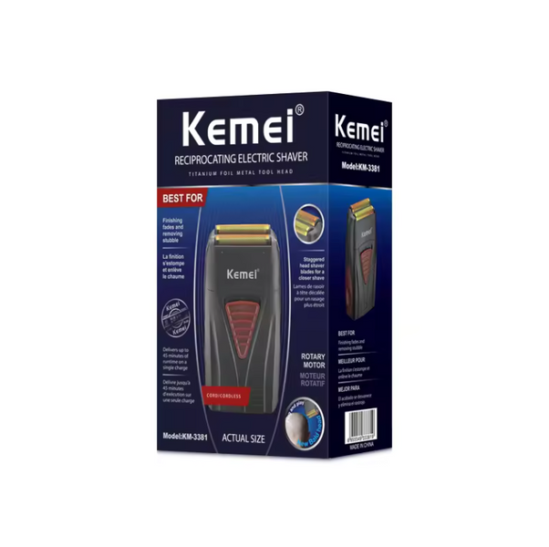 Зображення  Електробритва акумуляторна Kemei Km-3381 Finale Shaver