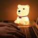 Фотографія Силіконовий нічник Собачка з сенсорним управлінням 7 кольорів