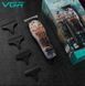 Професійний тример для стрижки волосся та бороди VGR V-953 з насадками