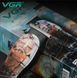 Професійний тример для стрижки волосся та бороди VGR V-953 з насадками