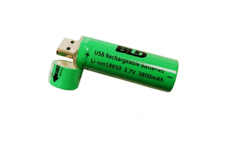 Зображення Батарейка BATTERY USB 18650 З USB Зарядкою