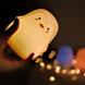 Фотография Силиконовый ночник Пингвин с сенсорным управлением 7 цветов