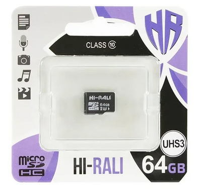 Зображення Карта памяти MicroSDHC 64GB UHS-I/U3 Class 10