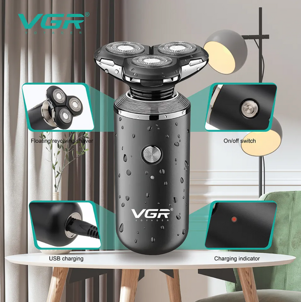 Картинка Профессиональная электробритва VGR V-317 водонепроницаемая