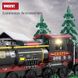 Конструктор поезд Snow Counrty TRAIN розивающий WOMA 1232 деталей