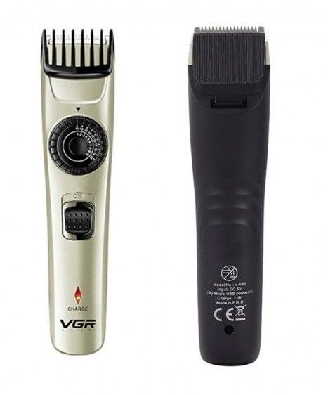Профессиональная машинка для стрижки волос VGR V-031, серый