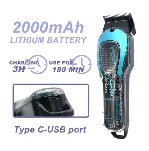 Машинка для стрижки VGR V-692 Аккумуляторная 4 насадки