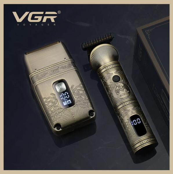 Зображення Набір тример і шейвер VGR V-649 для догляду за бородою та волоссям