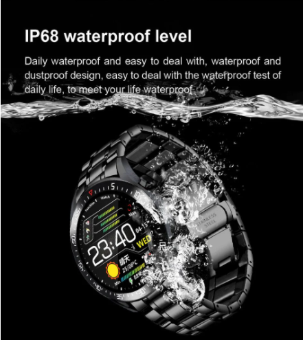 Зображення Смарт-годинник Lige C2 водонепроникні IP68 металевий ремінець Срібний