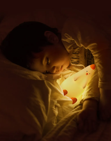 Картинка Силиконовый ночник Цыпленок с сенсорным управлением 7 цветов