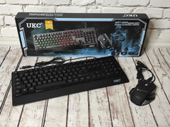 Картинка Игровая проводная клавиатура и мышь UKC ART-4958 для ПК Комплект