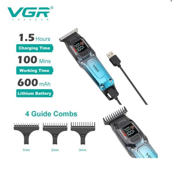 Професійна машина для стрижки VGR V-964 Тример акумуляторний