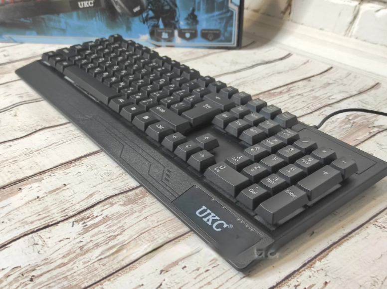 Зображення Ігрова провідна клавіатура та миша UKC ART-4958 для ПК Комплект
