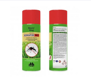 Картинка Аэрозоль Storm King от комаров и мошок 150ml