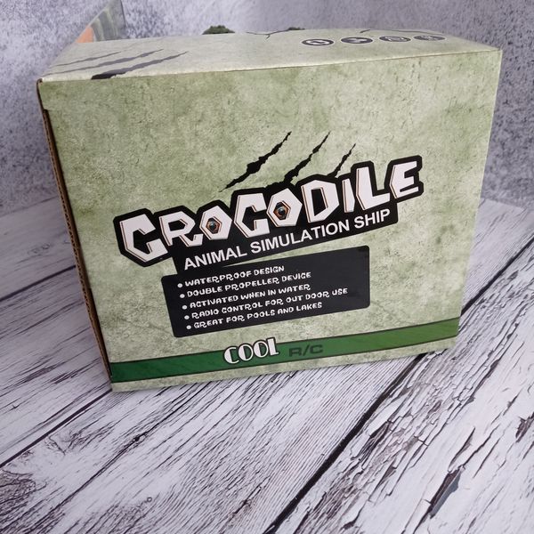 Крокодил на радиоуправлении Crocodile реалистичный с пультом