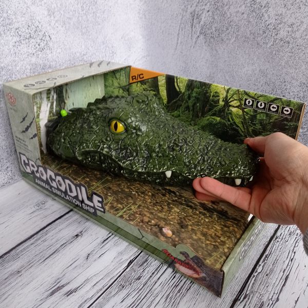 Крокодил на радіокеруванні Crocodile реалістичний з пультом