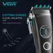 Професійна машинка для стрижки VGR V-880C Тример акумуляторний 11 насадок