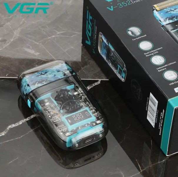 Зображення Професійна електробритва Шейвер VGR Professional Foil Shaver V-352