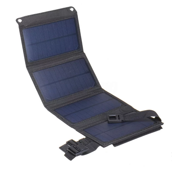 Зображення Зарядний пристрій на сонячних батареях MP04B 7W 5V 1.3A Camo
