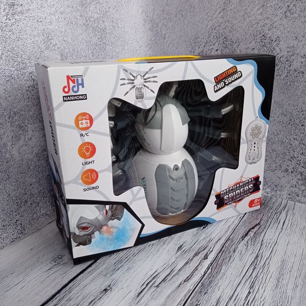 Радіокерована інтерактивна іграшка павук 128А-30, серый