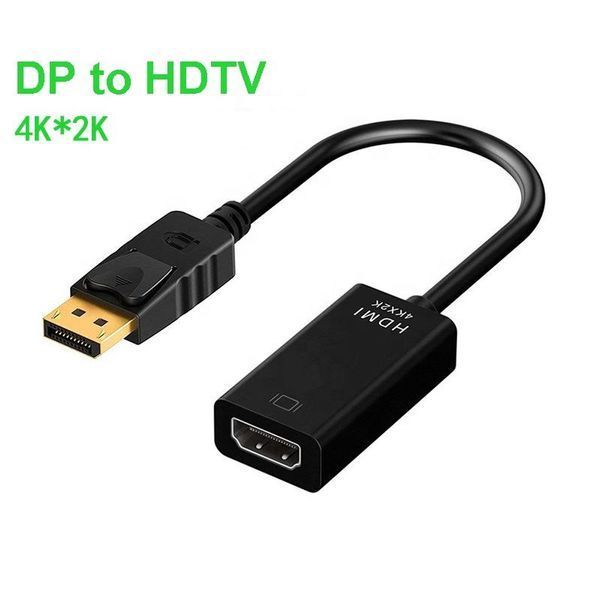 Картинка Адаптер преобразователь конвертер DisplayPort - HDMI для передачи видеосигнала 4К