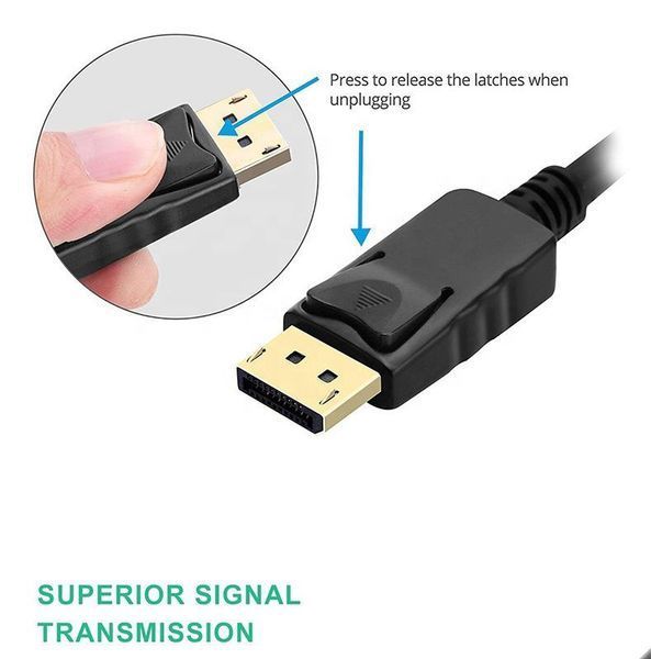 Картинка Адаптер преобразователь конвертер DisplayPort - HDMI для передачи видеосигнала 4К