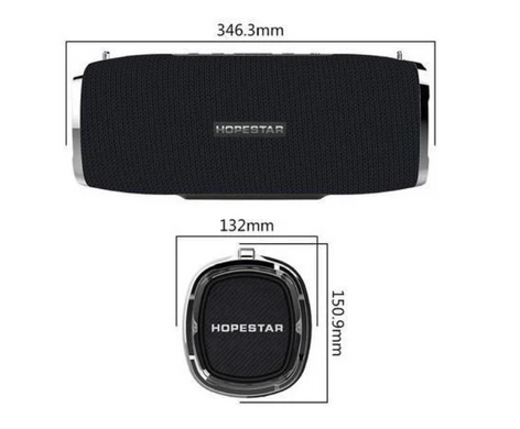 Зображення Потужна Bluetooth колонка Hopestar A6