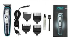 Картинка Машинка для стрижки волос VGR V-055 аккумуляторная с насадками