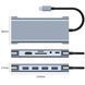 Фотография Type-C Hub Хаб 11 в 1 (USB, HDMI, VGA, LAN, SD-карта, Jack 3.5 mm, Type-C)