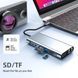 Фотография Type-C Hub Хаб 11 в 1 (USB, HDMI, VGA, LAN, SD-карта, Jack 3.5 mm, Type-C)