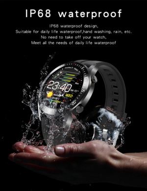 Картинка Смарт-часы Lige C2 водонепроницаемые IP68 силиконовый ремешок