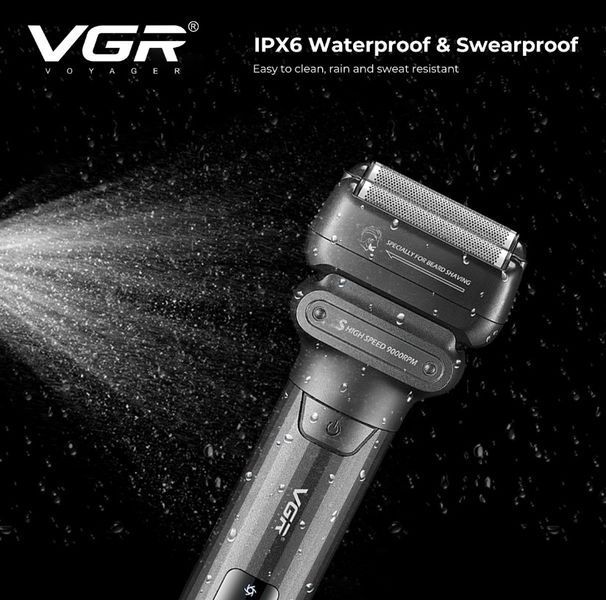 Зображення Професійна електробритва VGR V-368 акумуляторна