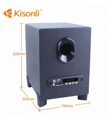 Картинка Колонки для ПК Kisonli TM-6000U с Bluetooth и пультом ДУ черный
