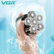 Фотография Электробритва аккумуляторная VGR-395 Shaver для влажного и сухого бритья