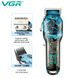 Комбо-набір VGR V-645 Professional для догляду машинка для стрижки, тример та електробритва