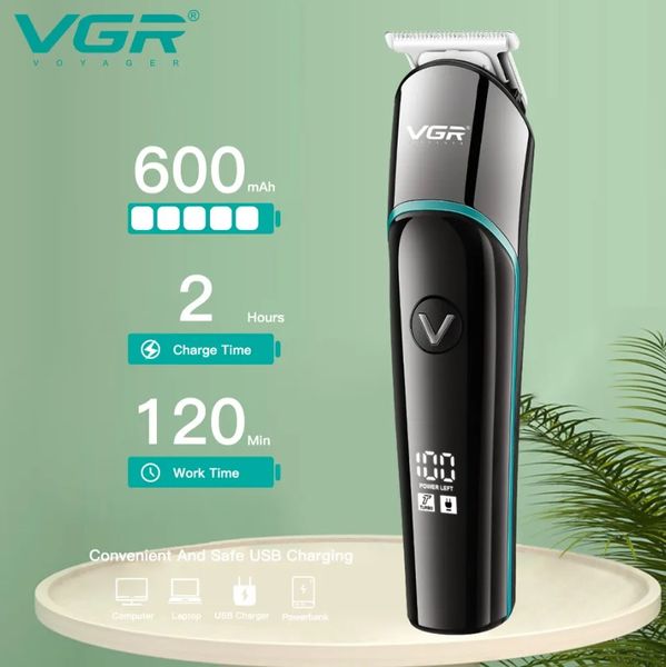 Профессиональная машинка для стрижки волос триммер VGR V-291 с насадками