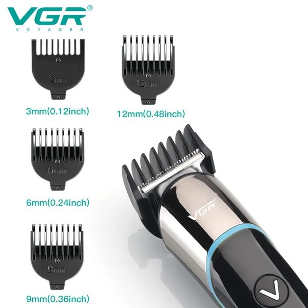 Професійна машинка для стрижки волосся триммер VGR V-291 з насадками