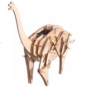Механічний 3D пазл-головоломка Динозавр Brachiosaurus DIY конструктор