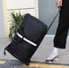 Фотографія Дорожня сумка на колесах 51л, валіза White stripe