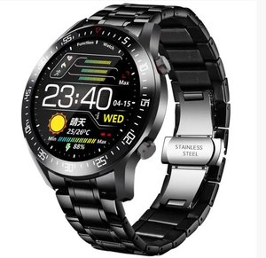 Картинка Смарт-часы Lige C2 водонепроницаемые IP68 металлический ремешок Черный