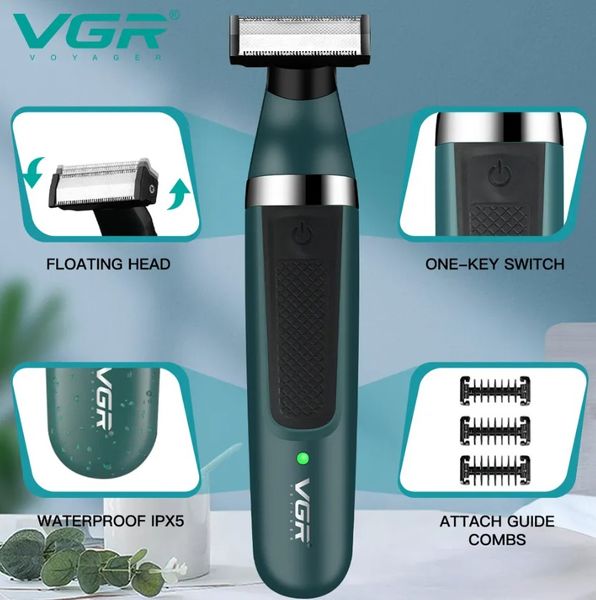 Зображення Електробритва VGR V-393 Shaver професійна водонепроникна