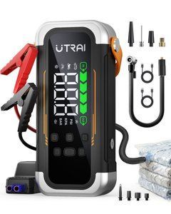 Зображення Пусковий автомобільний пристрій Jump Starter UTRAI JS-40  6000A / 10000mAh з вбудованим компресором 150 PSI