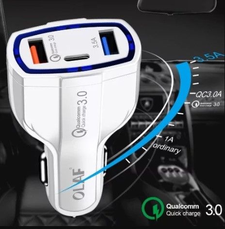 Картинка Автомобильное зарядное устройство для Quick Charge 3.0 SY-KC368